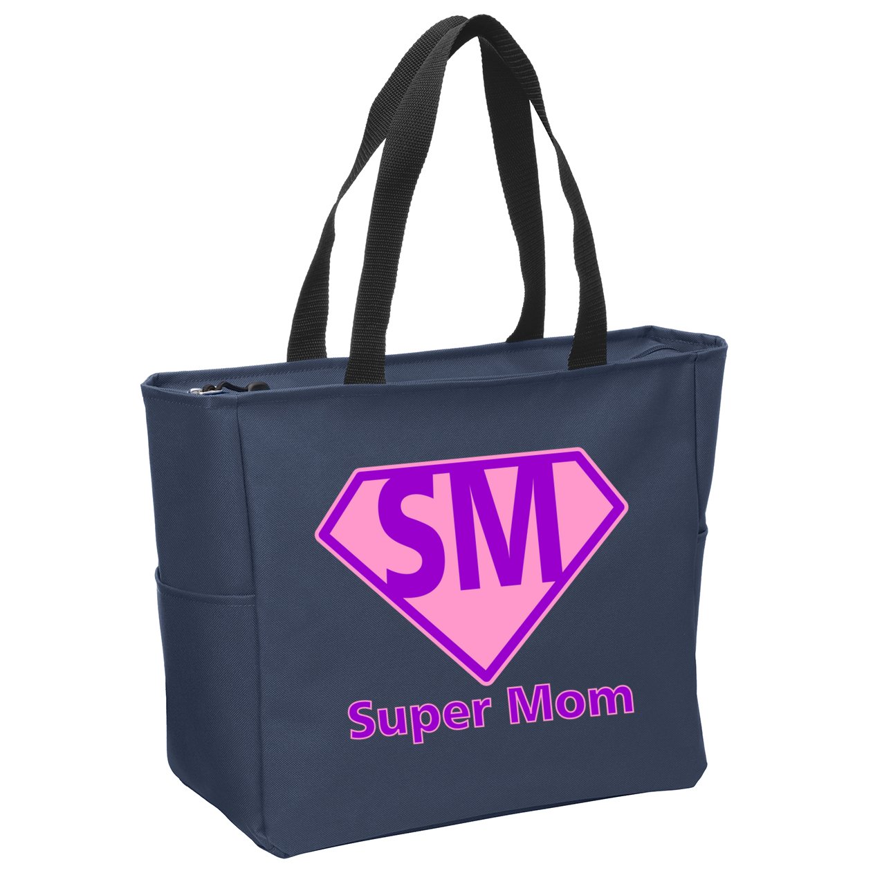 Super Mom Zip Tote Bag