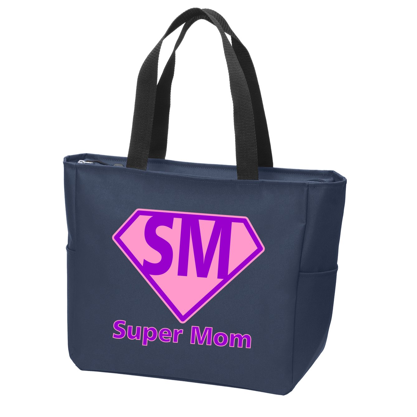 Super Mom Zip Tote Bag