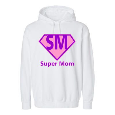 Super Mom Garment-Dyed Fleece Hoodie