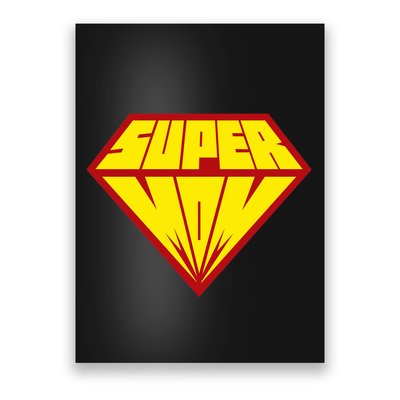 Super Mom Comic Superhero Poster