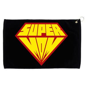 Super Mom Comic Superhero Grommeted Golf Towel