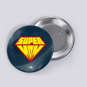 Super Mom Comic Superhero Button