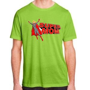 Super Mom Figure Adult ChromaSoft Performance T-Shirt