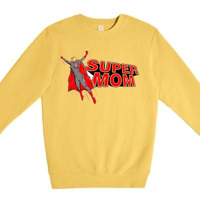 Super Mom Figure Premium Crewneck Sweatshirt