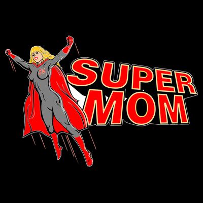 Super Mom Figure T-Shirt