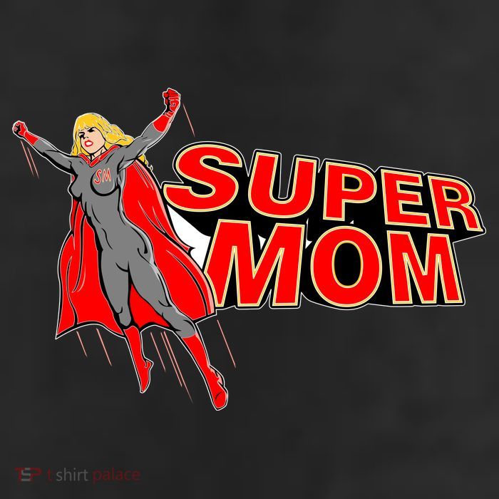 Super Mom Figure 11oz C Handle Ceramic Mug
