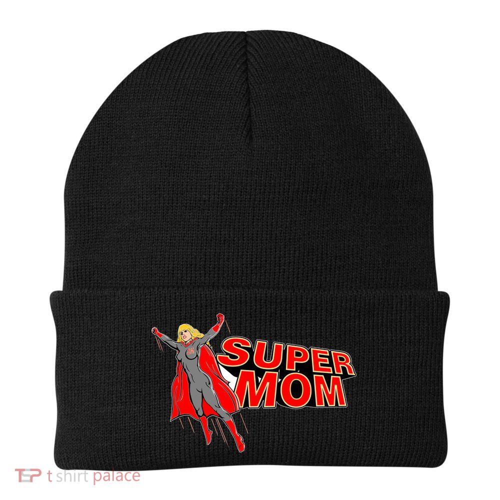 Super Mom Figure Beanie