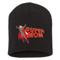 Super Mom Figure Short Acrylic Beanie