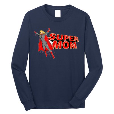 Super Mom Figure Long Sleeve Shirt