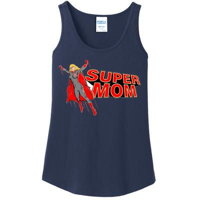 Super Mom Figure Ladies Essential Tank