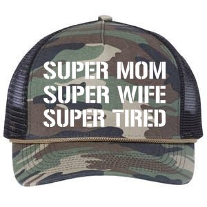 Super Mom Funny Gifts For Mothers Retro Rope Trucker Hat Cap