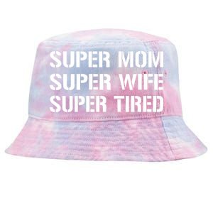 Super Mom Funny Gifts For Mothers Tie-Dyed Bucket Hat