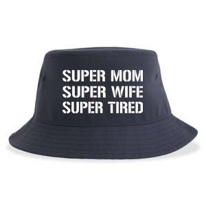 Super Mom Funny Gifts For Mothers Sustainable Bucket Hat