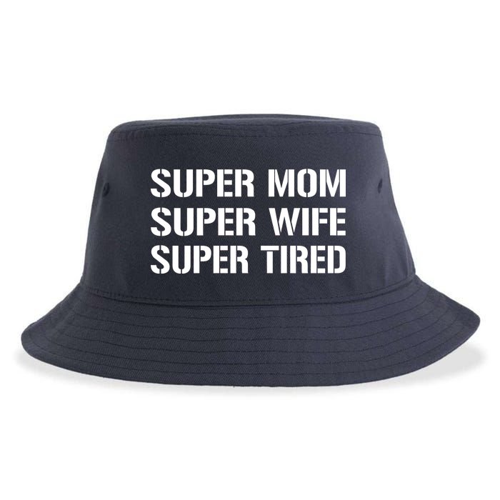 Super Mom Funny Gifts For Mothers Sustainable Bucket Hat