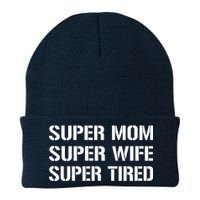 Super Mom Funny Gifts For Mothers Knit Cap Winter Beanie