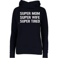 Super Mom Funny Gifts For Mothers Womens Funnel Neck Pullover Hood