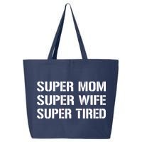 Super Mom Funny Gifts For Mothers 25L Jumbo Tote