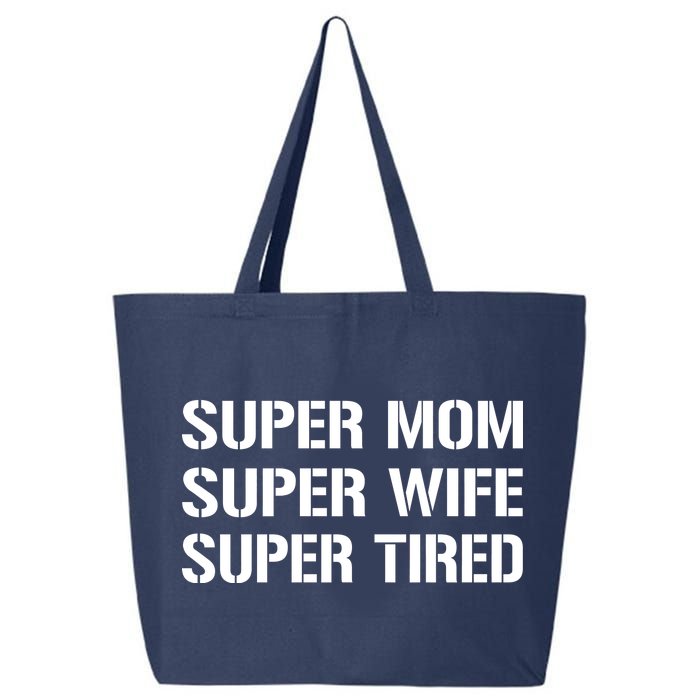 Super Mom Funny Gifts For Mothers 25L Jumbo Tote