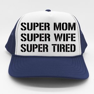 Super Mom Funny Gifts For Mothers Trucker Hat