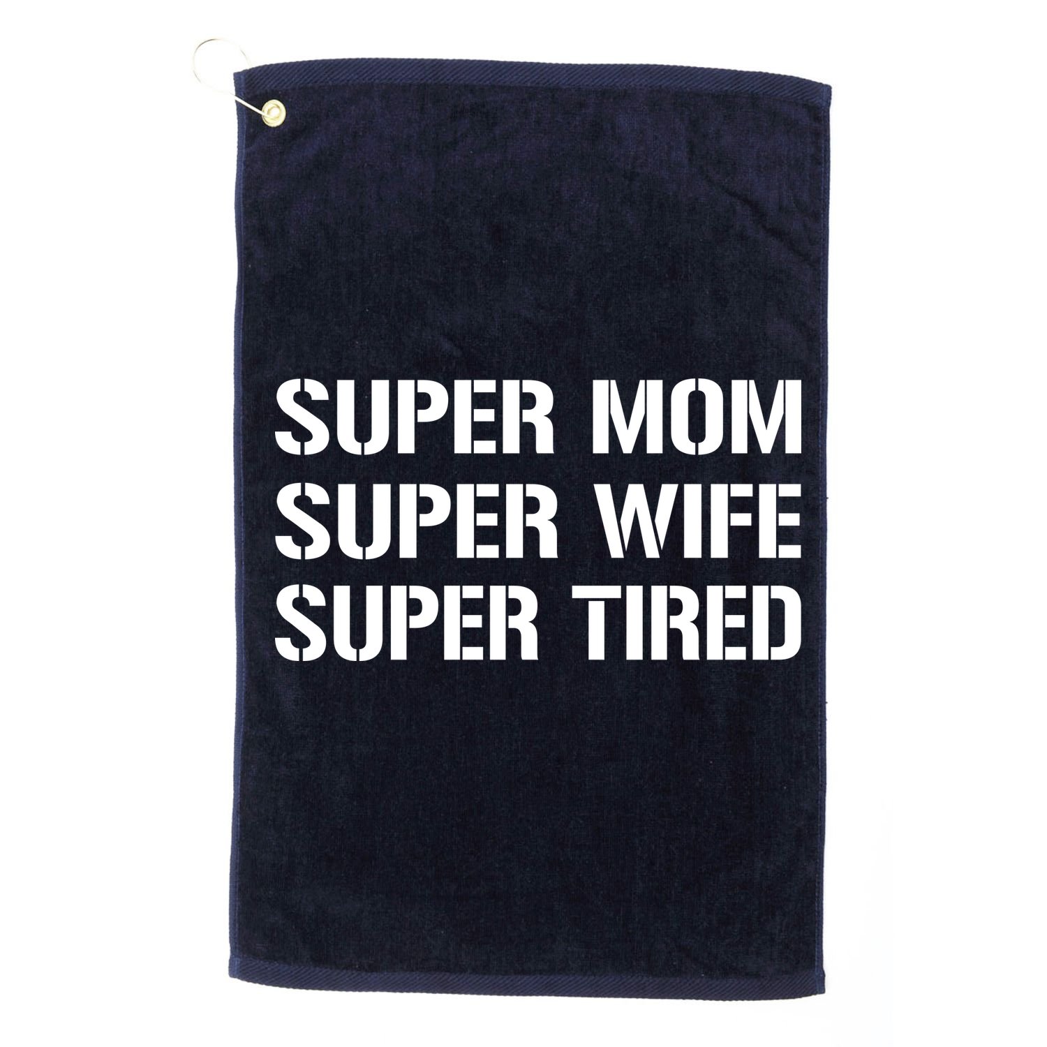 Super Mom Funny Gifts For Mothers Golf Towel
