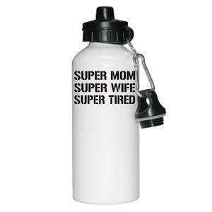 Super Mom Funny Gifts For Mothers Aluminum Water Bottle