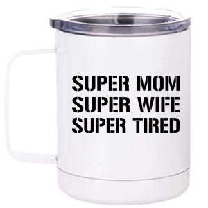 Super Mom Funny Gifts For Mothers 12 oz Stainless Steel Tumbler Cup