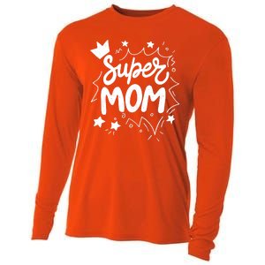 Super Mom Mothers Day Cooling Performance Long Sleeve Crew