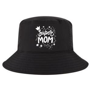 Super Mom Mothers Day Cool Comfort Performance Bucket Hat