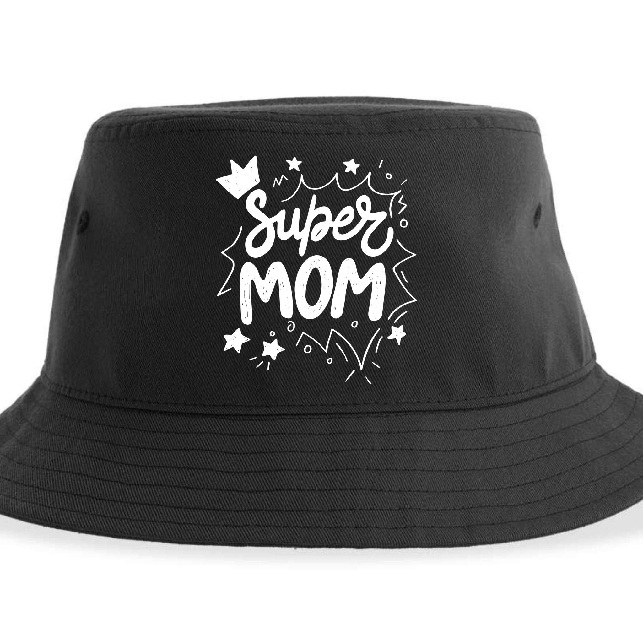 Super Mom Mothers Day Sustainable Bucket Hat