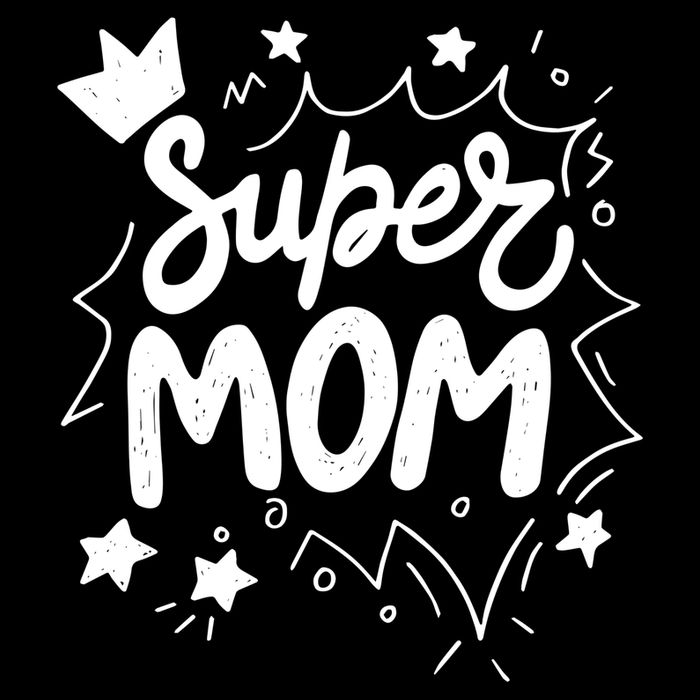 Super Mom Mothers Day Flatbill Hat