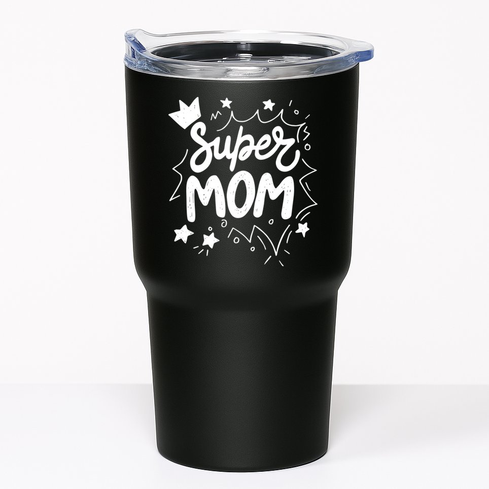 Super Mom Mothers Day Tumbler