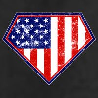 Super Patriot US Flag Adult Drive Performance Visor