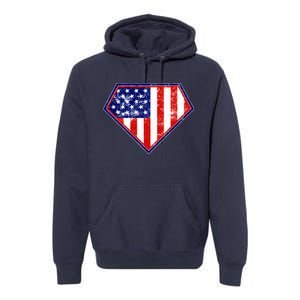 Super Patriot US Flag Premium Hoodie