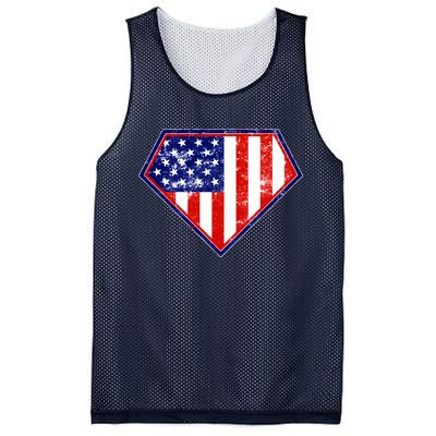 Super Patriot US Flag Mesh Reversible Basketball Jersey Tank