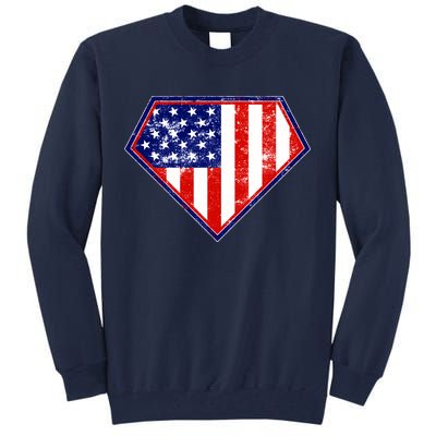 Super Patriot US Flag Tall Sweatshirt