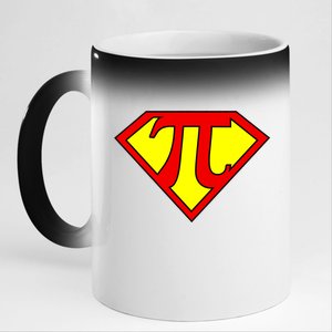 Super Pi Day 3.14 11oz Black Color Changing Mug