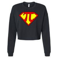 Super Pi Day 3.14 Cropped Pullover Crew
