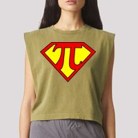 Super Pi Day 3.14 Garment-Dyed Women's Muscle Tee