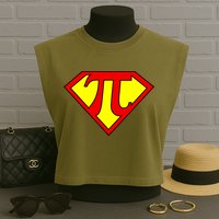 Super Pi Day 3.14 Garment-Dyed Women's Muscle Tee