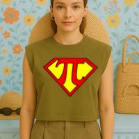 Super Pi Day 3.14 Garment-Dyed Women's Muscle Tee