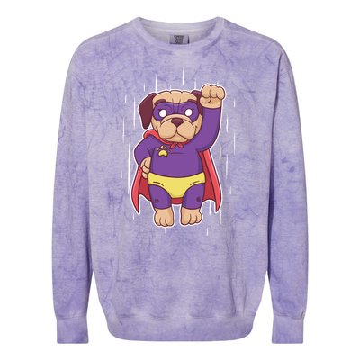 Super Pug Colorblast Crewneck Sweatshirt