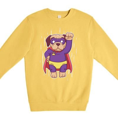 Super Pug Premium Crewneck Sweatshirt