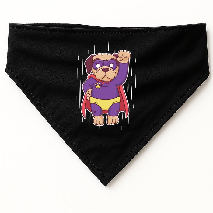 Super Pug USA-Made Doggie Bandana