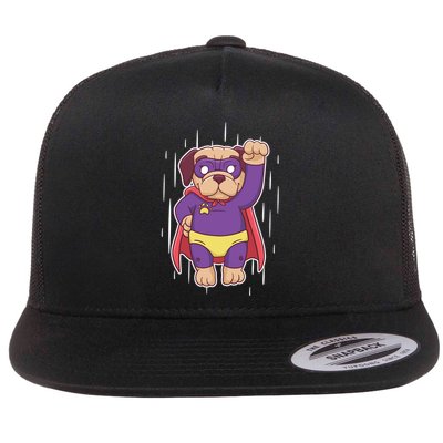 Super Pug Flatbill Hat