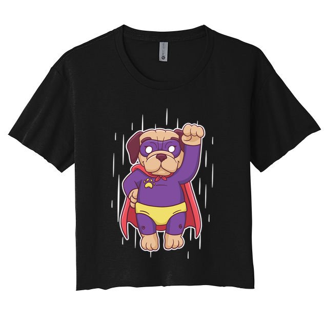Super Pug Crop Top