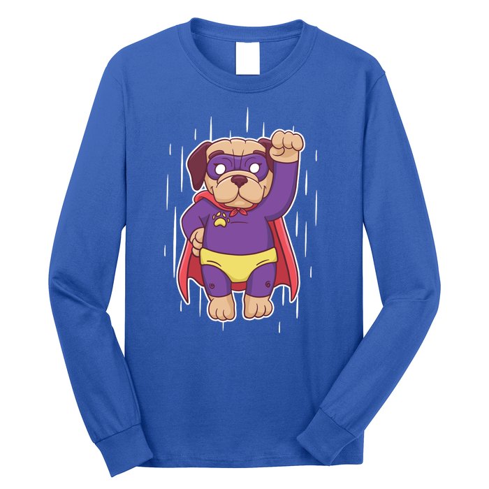 Super Pug Long Sleeve Shirt