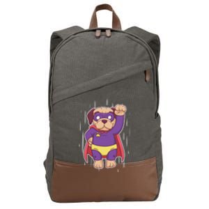 Super Pug Cotton Canvas Backpack