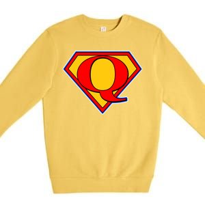 Super Qanon Logo Premium Crewneck Sweatshirt