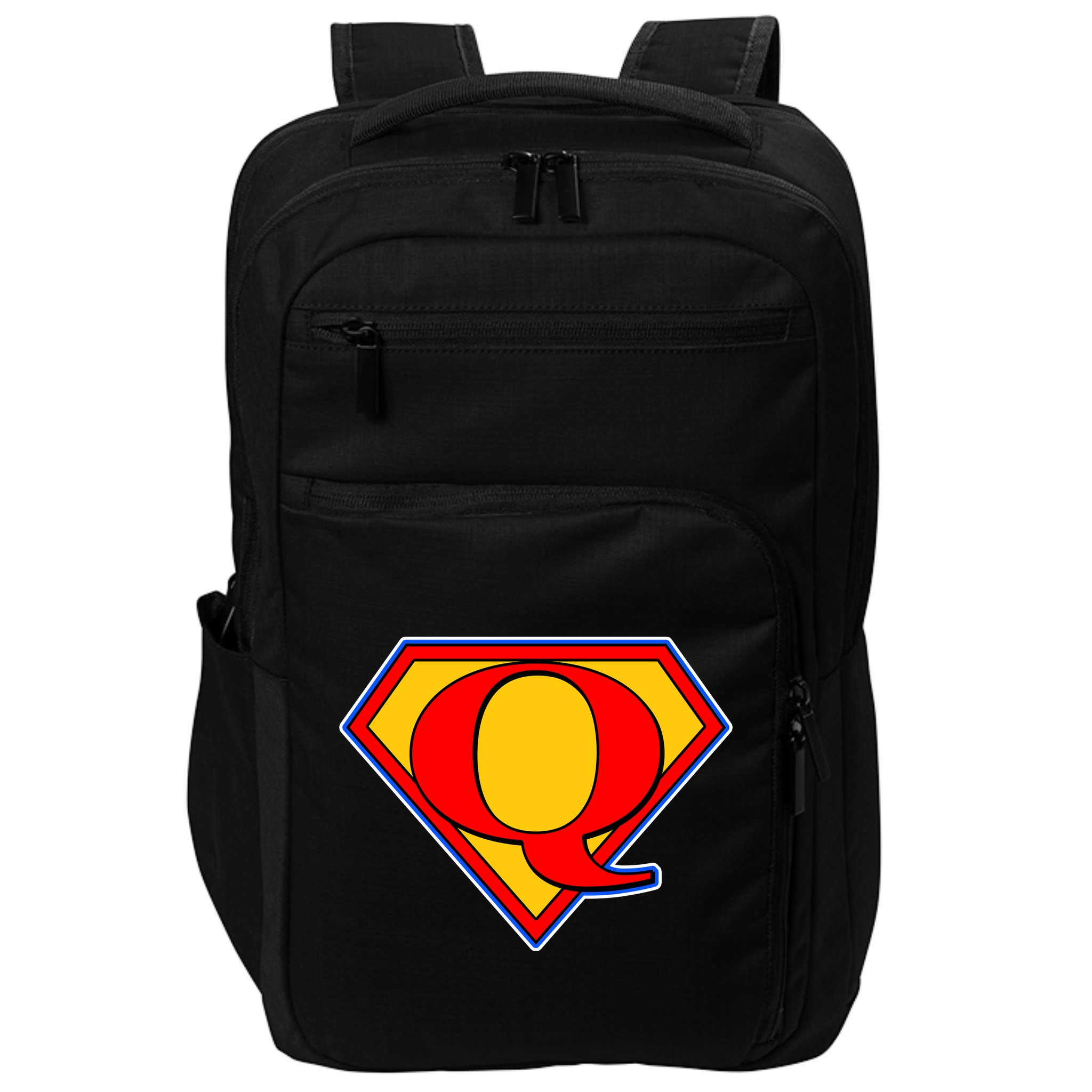 Super Qanon Logo Impact Tech Backpack