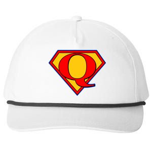 Super Qanon Logo Snapback Five-Panel Rope Hat